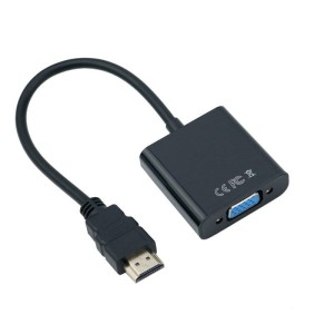 تبدیل K-net K-AHV00PS4 HDMI To VGA + کابل صدا و کابل پاور