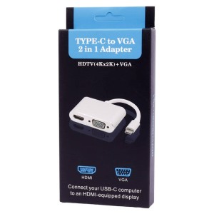تبدیل V-Net Type-C to HDMI / VGA
