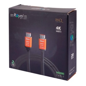 کابل Royal HDMI 19+1 v2.0 4k 20m