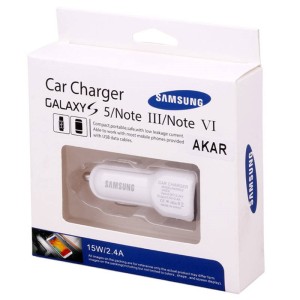 شارژر فندکی Samsung AKEA 2.4A 15W