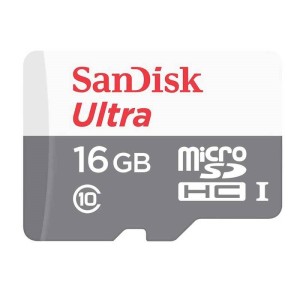 رم میکرو ۱۶ گیگ سن دیسک SanDisk Ultra U1 80MB/s بدون خشاب