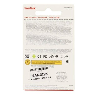 رم میکرو ۳۲ گیگ سن دیسک SanDisk Ultra U1 C10 100MB/s