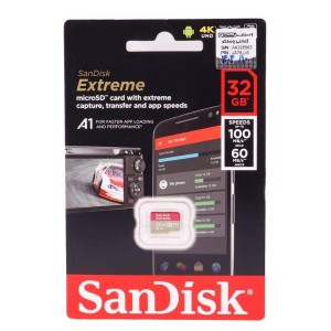 رم میکرو ۳۲ گیگ سن دیسک SanDisk Ultra V30 U3 A1 C10 100MB/s