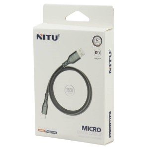 کابل کوتاه میکرو یو اس بی فست شارژ Nitu NC250 25cm