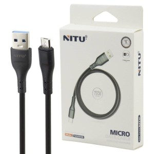 کابل کوتاه میکرو یو اس بی فست شارژ Nitu NC250 25cm