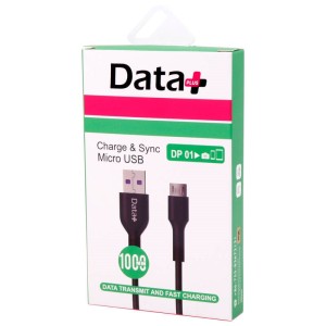 کابل میکرو یو اس بی فست شارژ Data+ DP 01 2.4A 1m