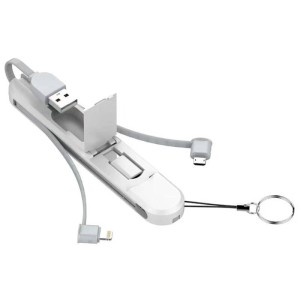 کابل ۳ سر فست شارژ Ldnio LC130 3.8A 45cm