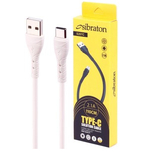 کابل تایپ سی Sibraton S207C 2.1A 1.1m