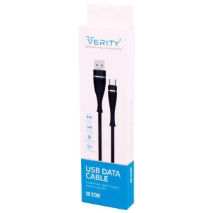 کابل تایپ سی فست شارژ Verity CB3136T 1m