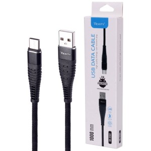 کابل تایپ سی فست شارژ Verity CB-3135T 1m
