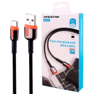 کابل تایپ سی فست شارژ KingStar K42C 2.4A 1m