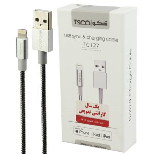 کابل آیفونی فلزی TSCO TC i27 1m