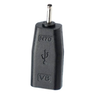 تبدیل V8 DC To MicroUSB بسته ۵ عددی