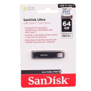 فلش ۶۴ گیگ سن دیسک SanDisk Ultra OTG Type-C