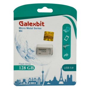 فلش ۱۲۸ گیگ گلکس بیت Galexbit Micro Metal Series M4 USB3.0