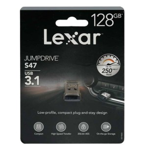 فلش ۱۲۸ گیگ لکسار Lexar JumpDrive S47 USB3.1
