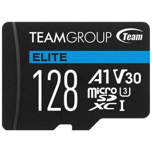 رم میکرو ۱۲۸ گیگ تیم گروپ TeamGroup Elite A1 V30 U3 C10 90MB/s