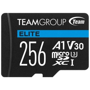 رم میکرو 256 گیگ تیم گروپ TeamGroup Elite A1 V30 U3 C10 100MB/s دارای خشاب