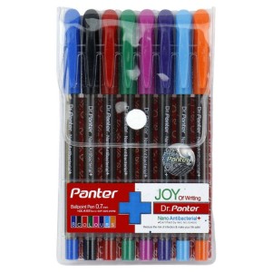 خودکار پنتر رنگی Panter DP-105 WP8 0.7mm بسته ۸ عددی