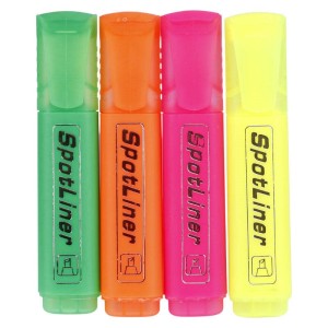 ماژیک هایلایت اسپوت لاینر Spot Liner DH-102 بسته ۴ عددی