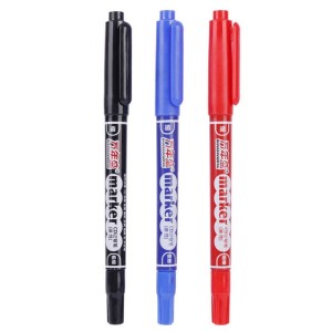 ماژیک CD دو سر Marker W-168 بسته ۱۰ عددی