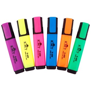 ماژیک هایلایت کی ام تی K.M.T K-600 بسته ۳۶ عددی