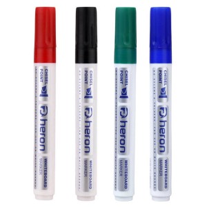 ماژیک وایت برد هرون نوک تخت Heron بسته ۱۰ عددی