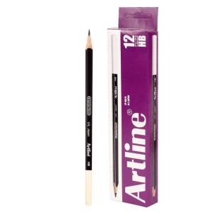 مداد مشکی آرت لاین Artline بسته ۱۲ عددی