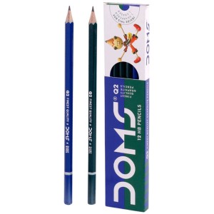 مداد مشکی دامس Doms Q2 NO.3490 بسته ۱۲ عددی