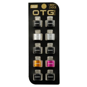 تبدیل Remax OTG Type-C پک ۱۰ عددی فلزی