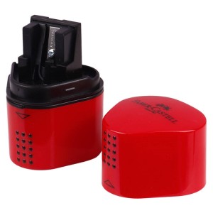 تراش پلاستیکی مخزن دار Faber-Castell