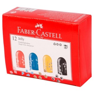تراش پلاستیکی مخزن دار Faber-Castell No.583213 بسته ۱۲ عددی