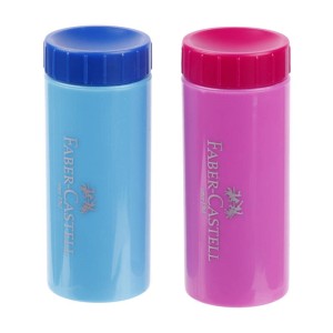 تراش پلاستیکی مخزن دار Faber-Castell No.183303 بسته ۱۲ عددی