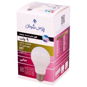 لامپ حبابی LED پارس شوان Pars Schwan E27 9W