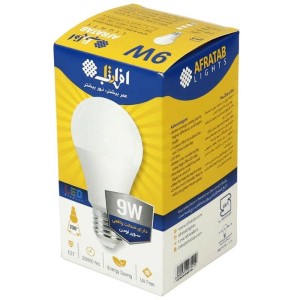 لامپ حبابی LED افراتاب Afratab Afra-B-0901 E27 9W