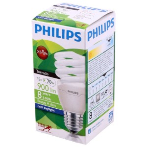 لامپ کم مصرف فیلیپس Philips Tornado Full Spiral E27 15W