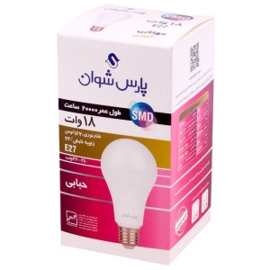 لامپ حبابی LED پارس شوان Pars Schwan E27 18W