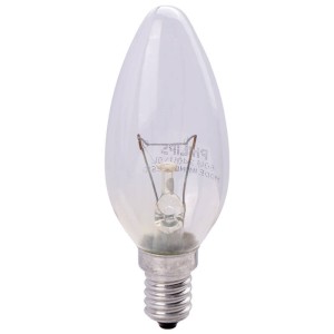 لامپ شمعی شفاف فیلیپس Philips E14 60W