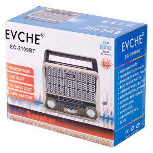 رادیو اسپیکر بلوتوثی رم و فلش خور Evche EC-2109BT