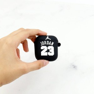 محافظ ایرپاد سیلیکونی طرح Jordan 23 مشکی