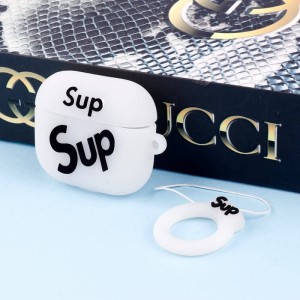 محافظ AirPods 3 سیلیکونی Sup سفید