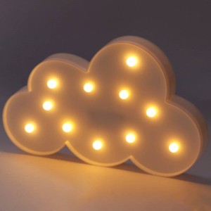 چراغ خواب باتری خور طرح ابر