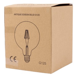 لامپ ادیسونی حبابی فیلامنتی Antique G125 E27 4W