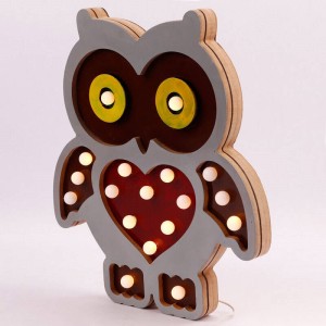 چراغ خواب USB طرح جغد