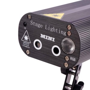 لیزر رقص نور Mini Laser Stage Light + ریموت کنترل