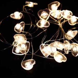 ریسه مفتولی طرح قلب USB آفتابی طول 2.5 متر