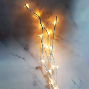 ریسه طرح درختچه پلاستیکی PVC آفتابی طول 0.5 متر