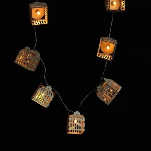 ریسه طرح قفس باتری خور آفتابی ۱۲۵Cm