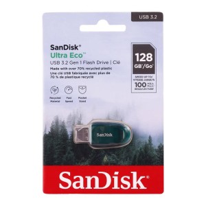 فلش ۱۲۸ گیگ سن دیسک Sandisk Ultra Eco USB3.2