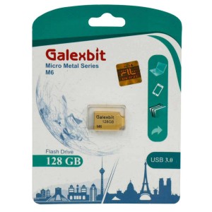 فلش ۱۲۸ گیگ گلکس بیت Galexbit Micro Metal Series M6 USB3.0